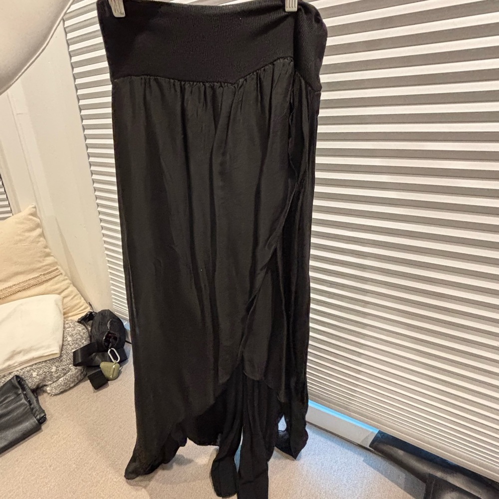 Flowy Pants (looks like skirt when on)- TWO PACK B/W